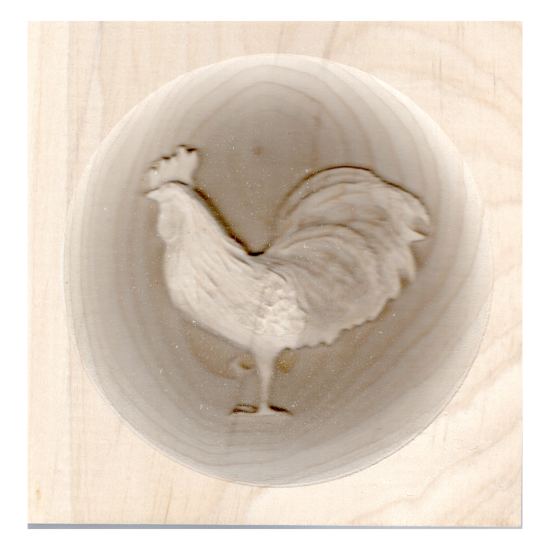 Chicken Wall Carving