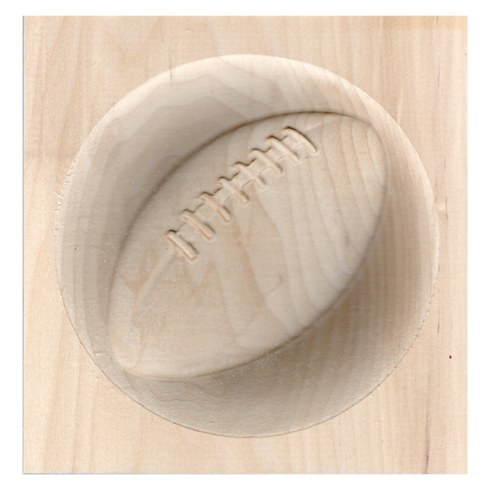 Football Wall Carving