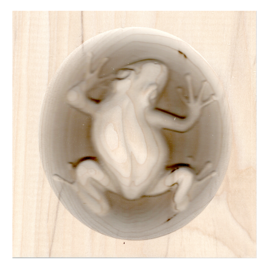 Frog Wall Carving