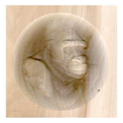 Gorilla Wall Carving