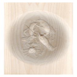 Shell Fish Wall Carving