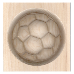 Soccer Ball Wall Carving