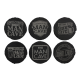 Man Cave 4 Inch Round Slate Coaster Set