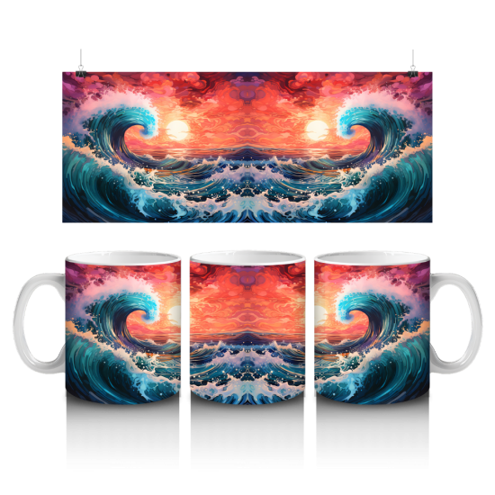 11 oz Mug - Beach 021 11 oz Mug - Beach 021