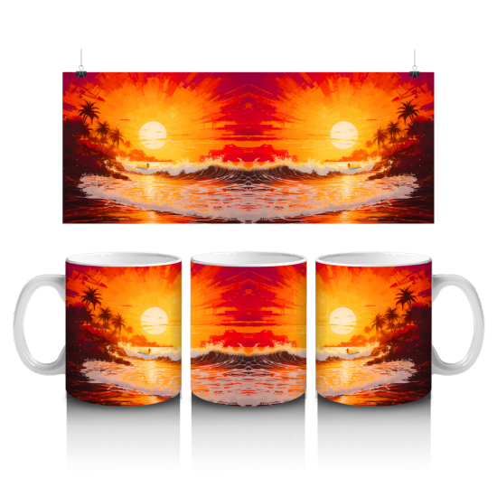 11 oz Mug - Beach 069