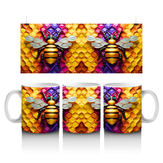 11 oz Mug - Bee 026 11 oz Mug - Bee 026