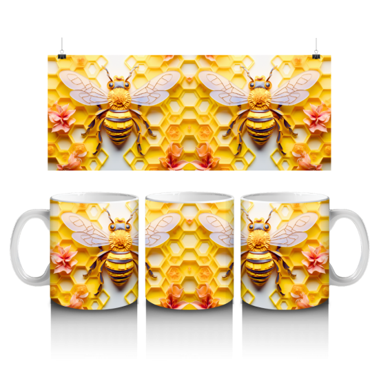 11 oz Mug - Bee 029 11 oz Mug - Bee 029