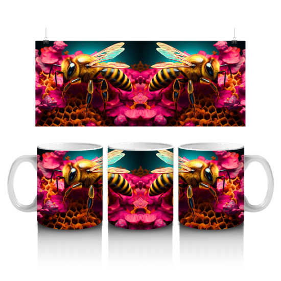 11 oz Mug - Bee 033 11 oz Mug - Bee 033