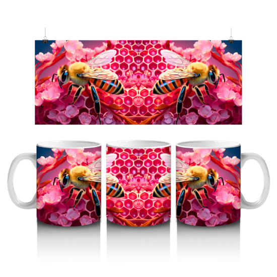11 oz Mug - Bee 034 11 oz Mug - Bee 034