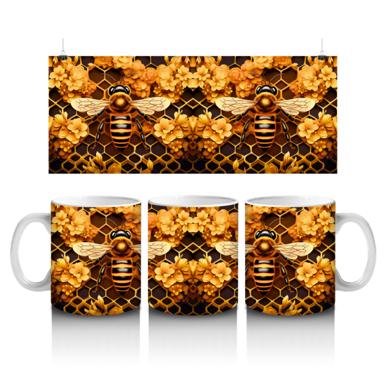 11 oz Mug - Bee 036 11 oz Mug - Bee 036