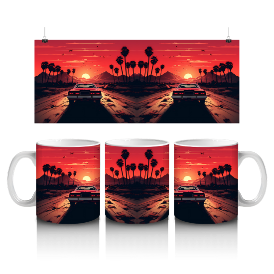 11 oz Mug - Cars 004 11 oz Mug - Cars 004