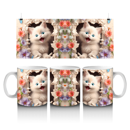 11 oz Mug - Cat 005 11 oz Mug - Cat 005