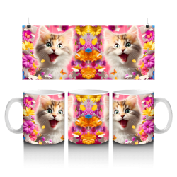 15 oz Mug - Cats 006
