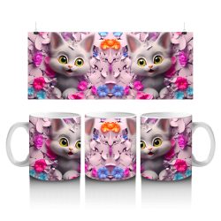 15 oz Mug - Cats 019