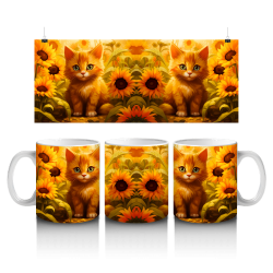 15 oz Mug - Cats 023