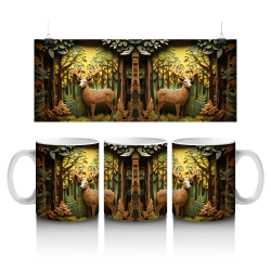 15 oz Mug - Deer 002