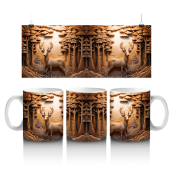 15 oz Mug - Deer 004