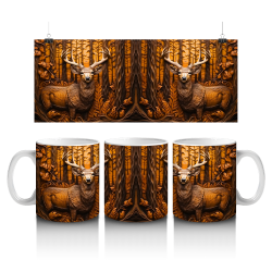 15 oz Mug - Deer 007