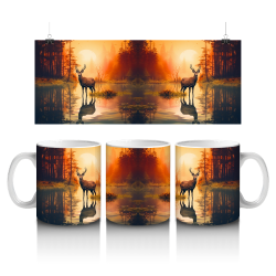 15 oz Mug - Deer 028