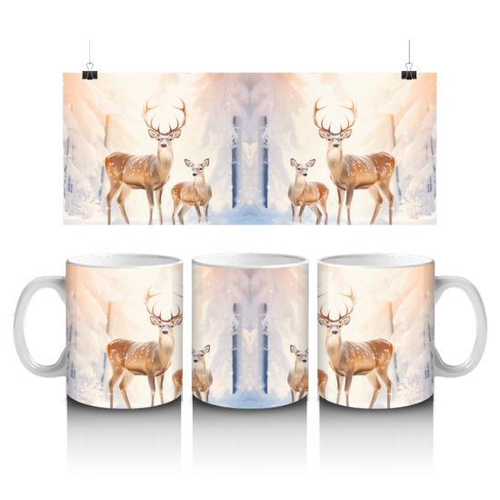 11 oz Mug - Deer 031 11 oz Mug - Deer 031