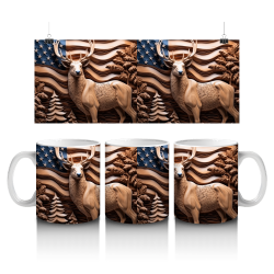 15 oz Mug - Deer 040