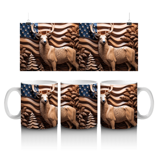 11 oz Mug - Deer 040