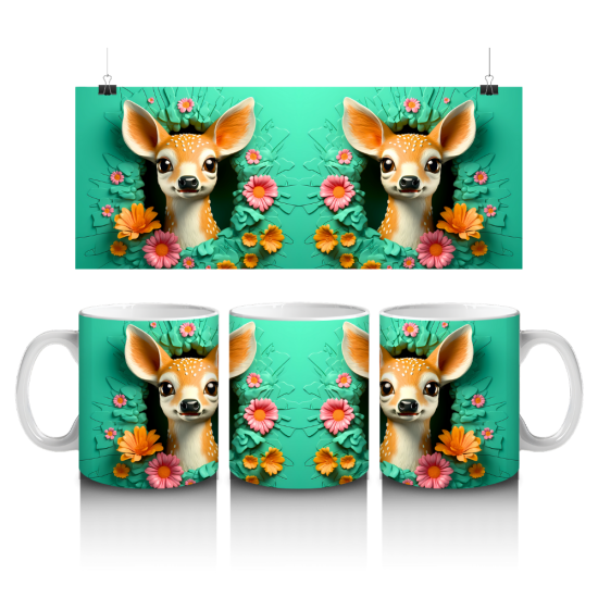 11 oz Mug - Deer 044