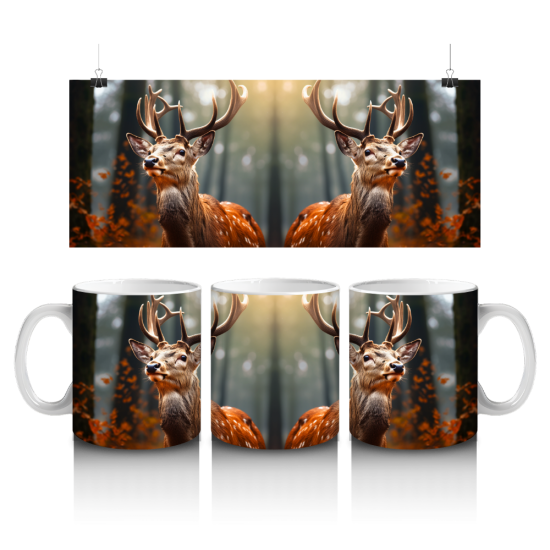 11 oz Mug - Deer 055 11 oz Mug - Deer 055