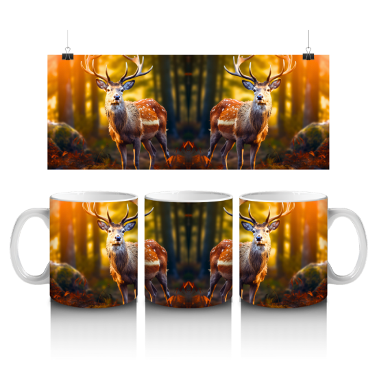 11 oz Mug - Deer 056 11 oz Mug - Deer 056