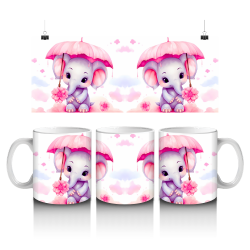 15 oz Mug - Elephants 002