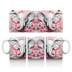 15 oz Mug - Elephants 003