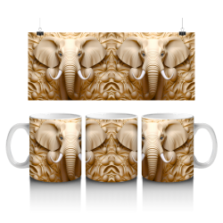 15 oz Mug - Elephants 007