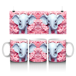15 oz Mug - Elephants 010