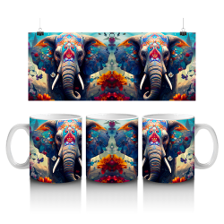 15 oz Mug - Elephants 019