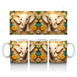 15 oz Mug - Elephants 020