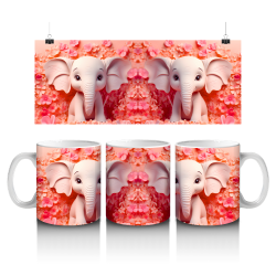 15 oz Mug - Elephants 021