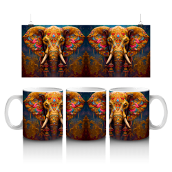 15 oz Mug - Elephants 024