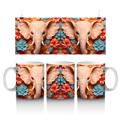 15 oz Mug - Elephants 027
