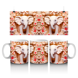 15 oz Mug - Elephants 029