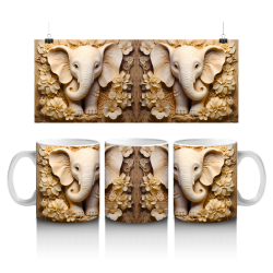 15 oz Mug - Elephants 030