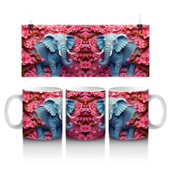 15 oz Mug - Elephants 031
