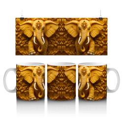 15 oz Mug - Elephants 032