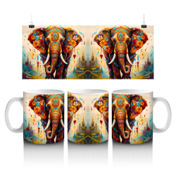15 oz Mug - Elephants 034