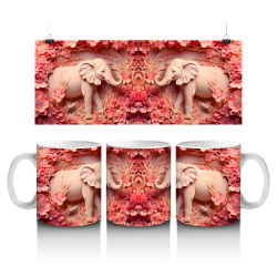 15 oz Mug - Elephants 037