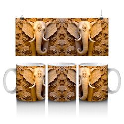 15 oz Mug - Elephants 038