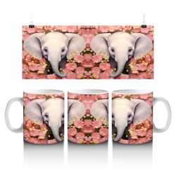 15 oz Mug - Elephants 039