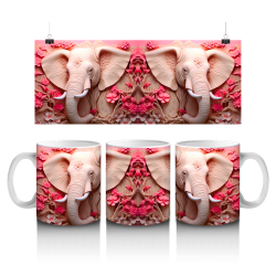 15 oz Mug - Elephants 041