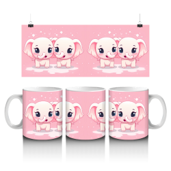 15 oz Mug - Elephants 048