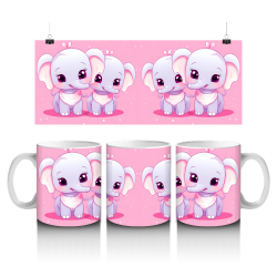 15 oz Mug - Elephants 052