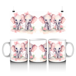 15 oz Mug - Elephants 054